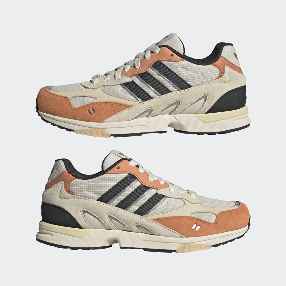 Basket Adidas Torsion Super Blanche Grise Marron Homme | KII-46868691