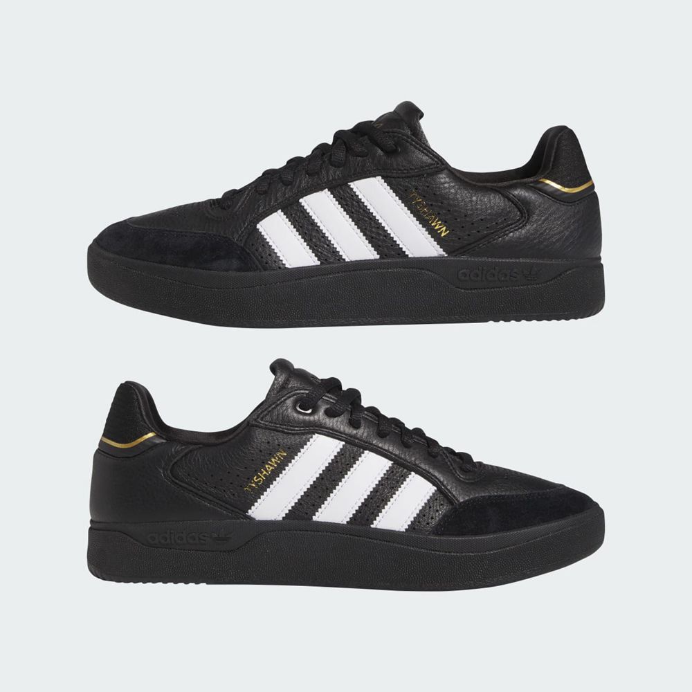 Basket Adidas Tyshawn Low Noir Blanche Doré Homme | YLJ-63616433