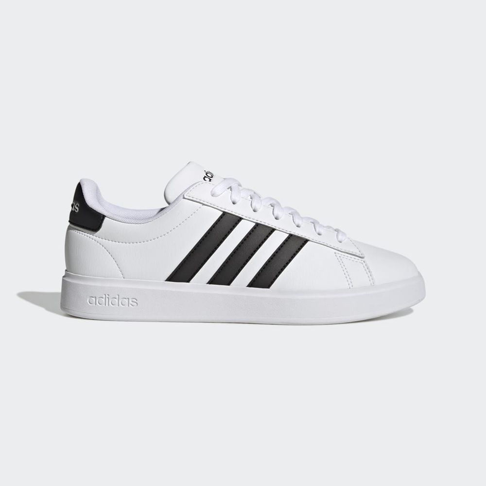 Basket Adidas Grand Court 2.0 Blanche Noir Homme | WIP-83460971