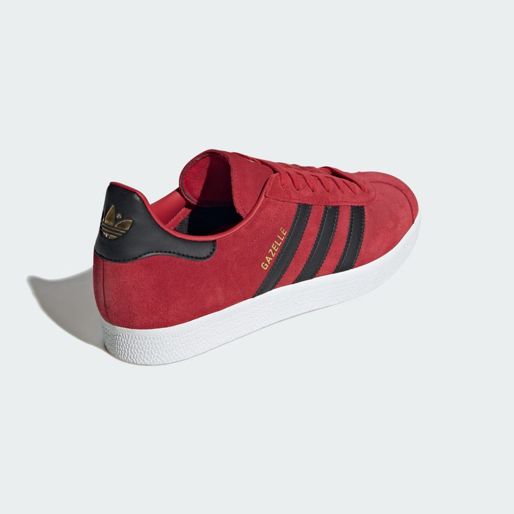 Basket Adidas Gazelle Manchester United Rouge Noir Blanche Homme | NQN-50674406