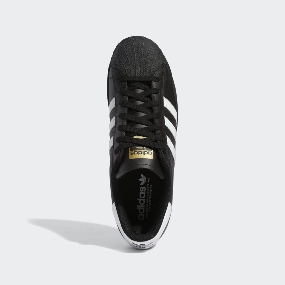 Basket Adidas Superstar ADV Noir Blanche Homme | HBK-96859126