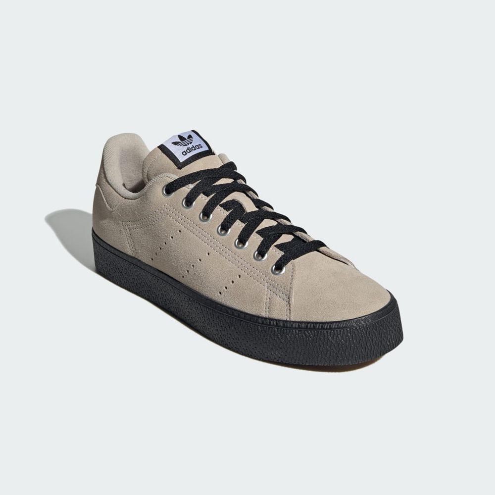 Basket Adidas Stan Smith CS Beige Noir Homme | DRZ-02153306