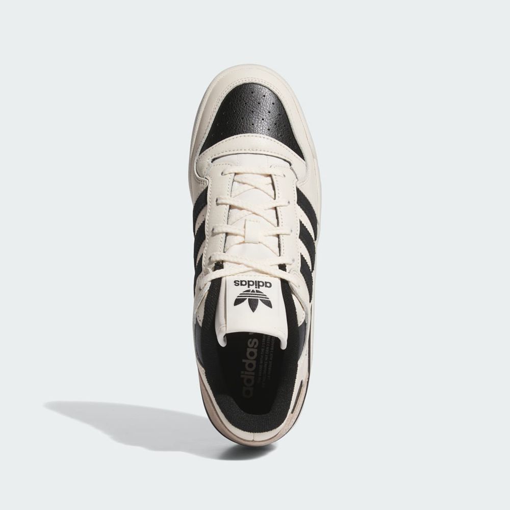 Basket Adidas Forum Low CL Blanche Noir Beige Homme | IUU-40874811