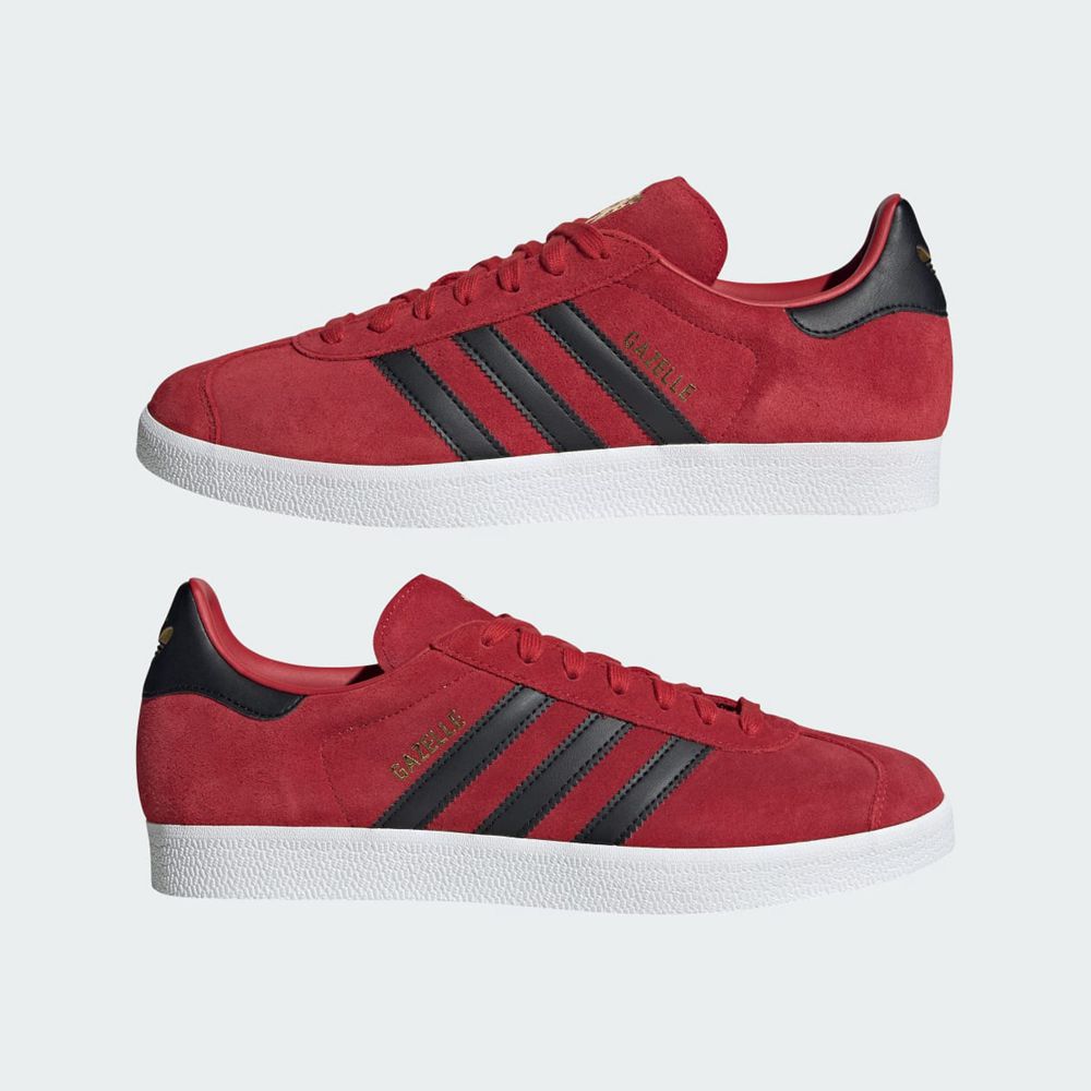 Basket Adidas Gazelle Manchester United Rouge Noir Blanche Homme | NQN-50674406