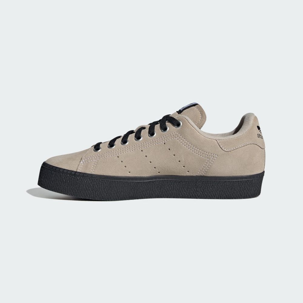 Basket Adidas Stan Smith CS Beige Noir Homme | DRZ-02153306