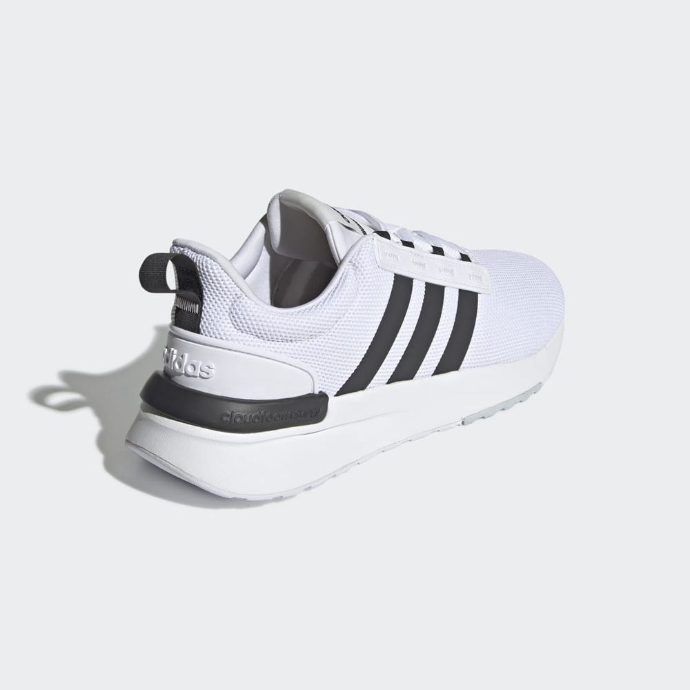 Basket Adidas Racer TR21 Blanche Grise Noir Homme | YRU-24443495