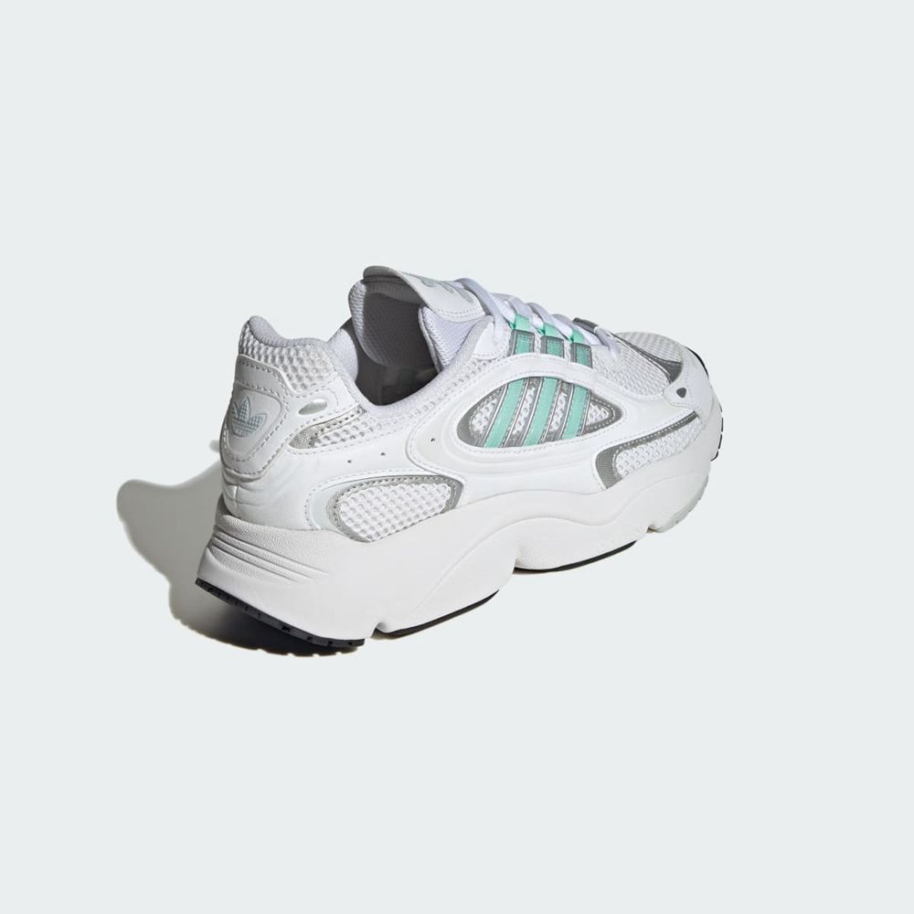 Basket Adidas Ozmillen Blanche Vert Bleu Homme | CGA-40074385