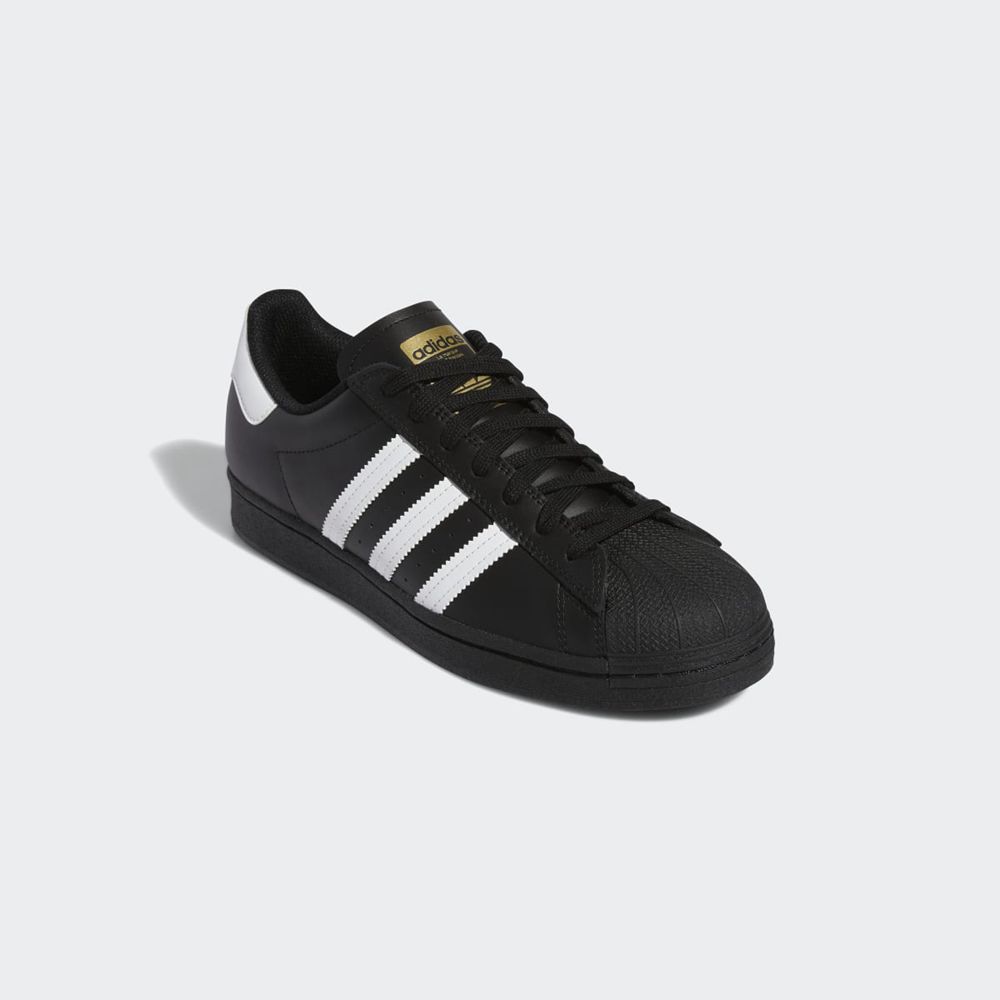 Basket Adidas Superstar ADV Noir Blanche Homme | HBK-96859126