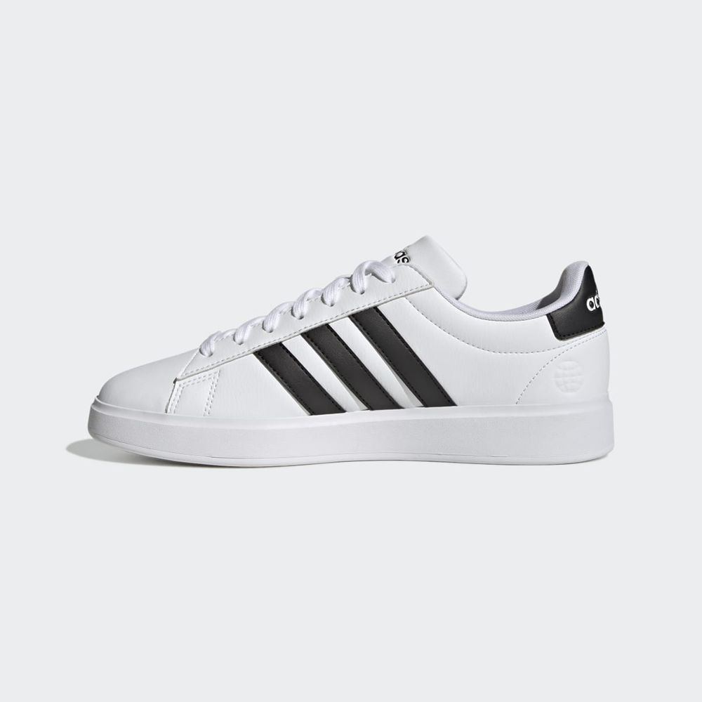 Basket Adidas Grand Court 2.0 Blanche Noir Homme | WIP-83460971