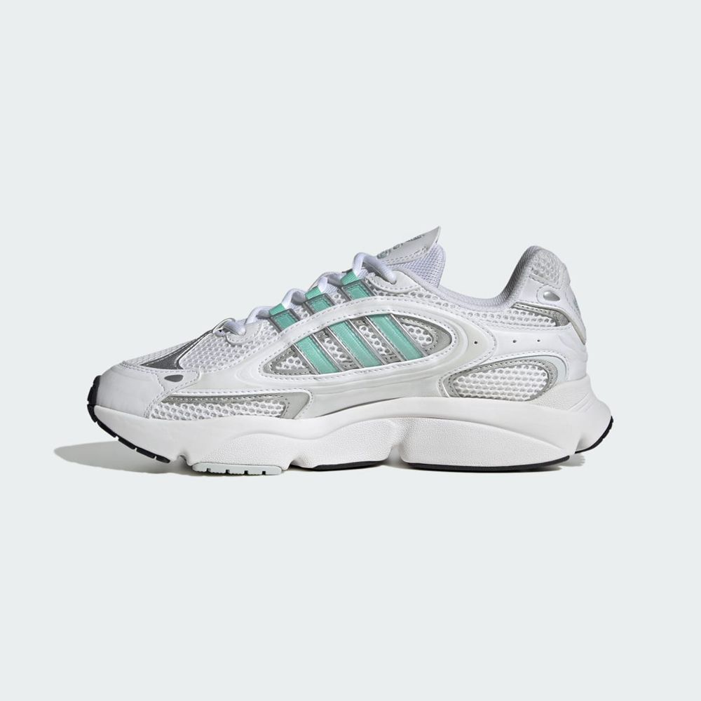 Basket Adidas Ozmillen Blanche Vert Bleu Homme | CGA-40074385