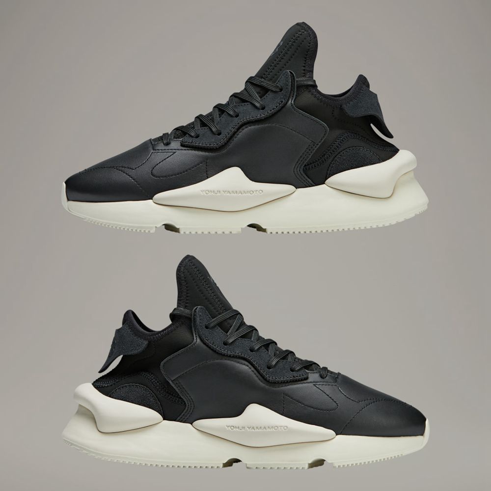 Basket Adidas Y-3 Kaiwa Noir Blanche Homme | CBW-04898906