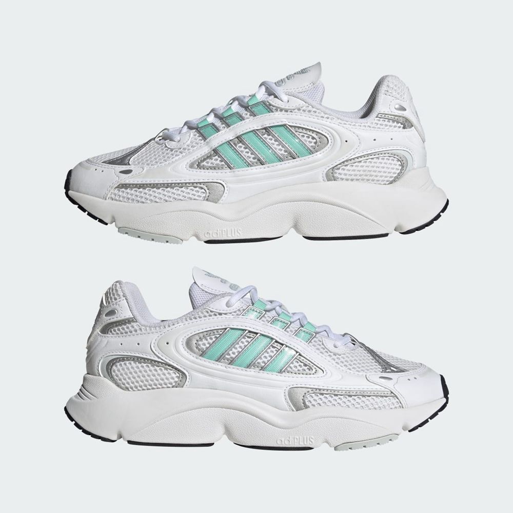 Basket Adidas Ozmillen Blanche Vert Bleu Homme | CGA-40074385