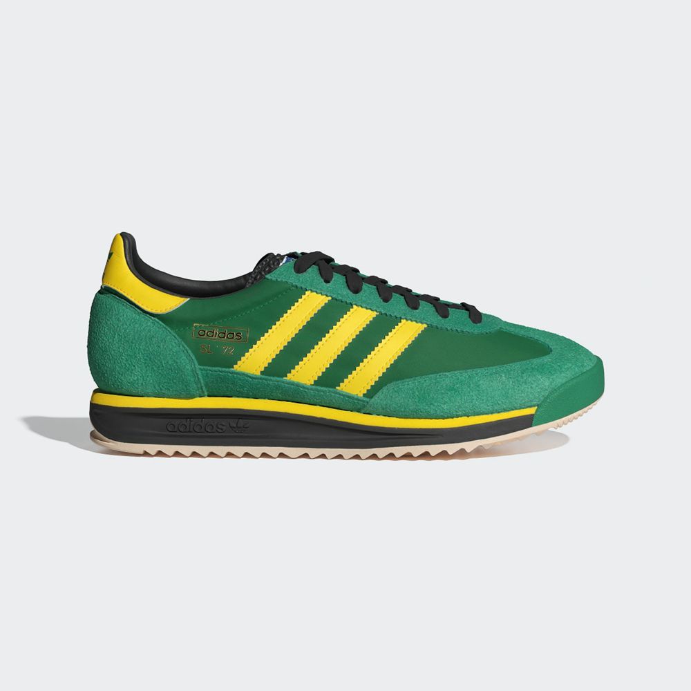 Basket Adidas SL 72 RS Vert Jaune Noir Homme | MPI-47846711