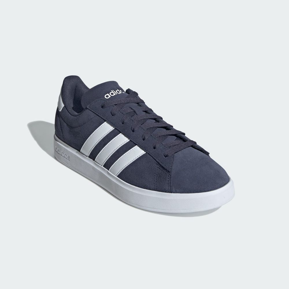 Basket Adidas Grand Court 2.0 Bleu Marine Blanche Homme | MAH-34625213