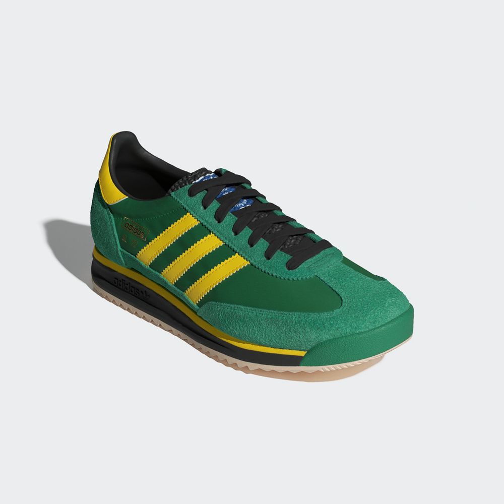 Basket Adidas SL 72 RS Vert Jaune Noir Homme | MPI-47846711