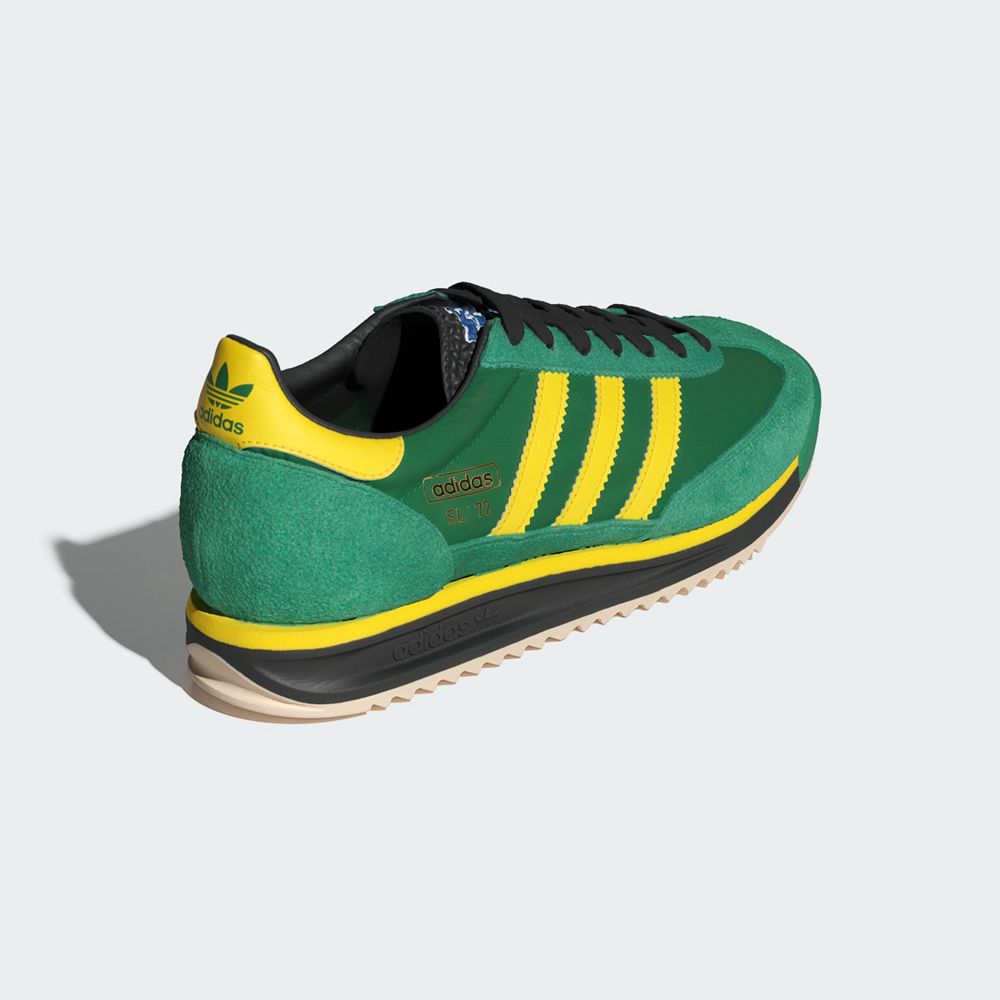 Basket Adidas SL 72 RS Vert Jaune Noir Homme | MPI-47846711