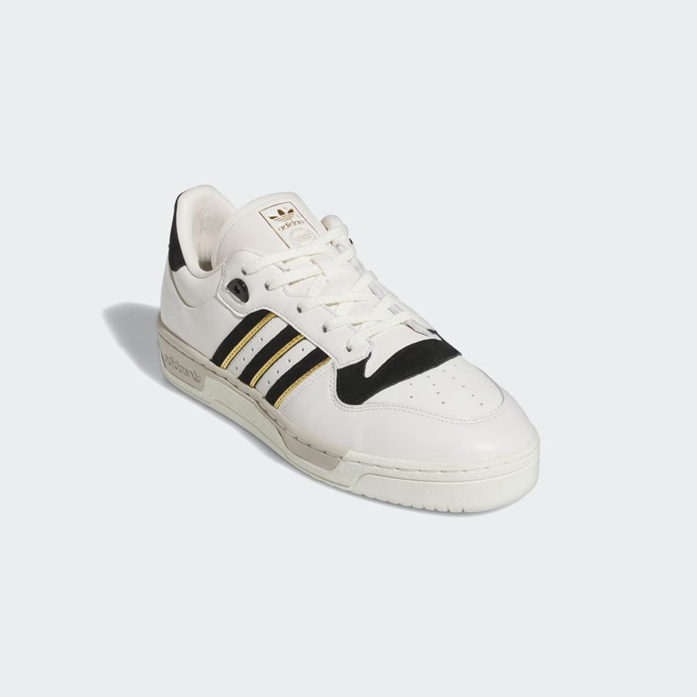 Basket Adidas Rivalry 86 Low Blanche Noir Homme | YPJ-46305346