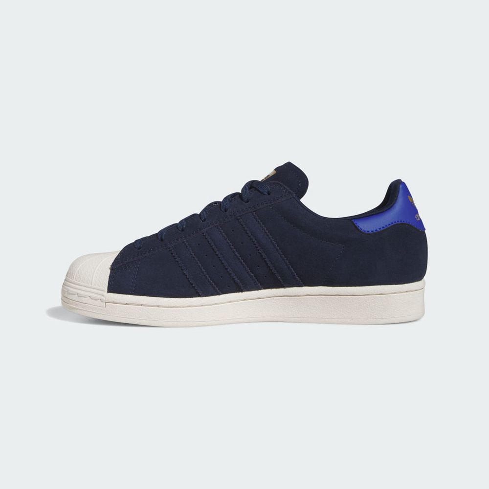 Basket Adidas Superstar ADV Bleu Marine Bleu Doré Homme | MNY-49570562