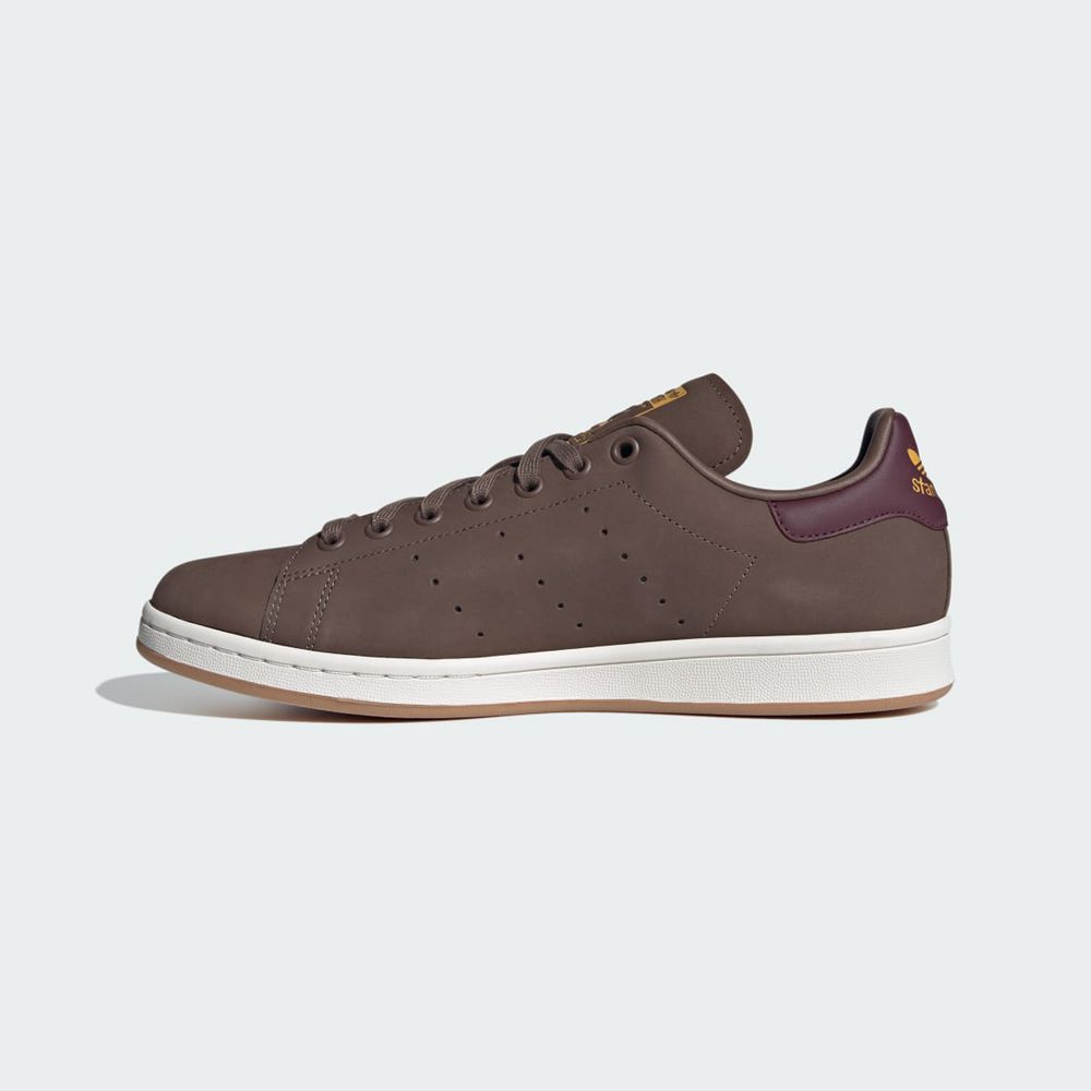 Basket Adidas Stan Smith Marron Bordeaux Jaune Homme | PIU-02136881