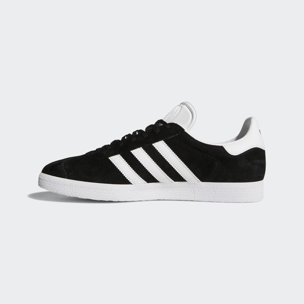 Basket Adidas Gazelle Noir Blanche Doré Homme | GCI-06628566