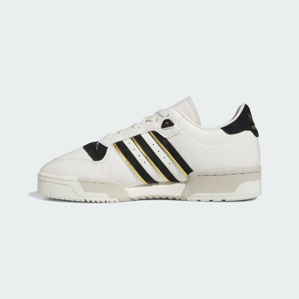 Basket Adidas Rivalry 86 Low Blanche Noir Homme | YPJ-46305346