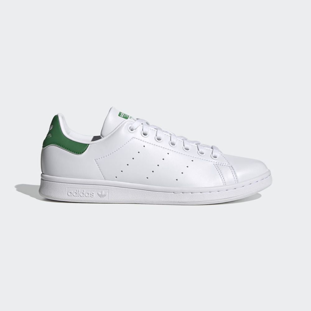 Basket Adidas Stan Smith Blanche Vert Homme | SXO-50647707