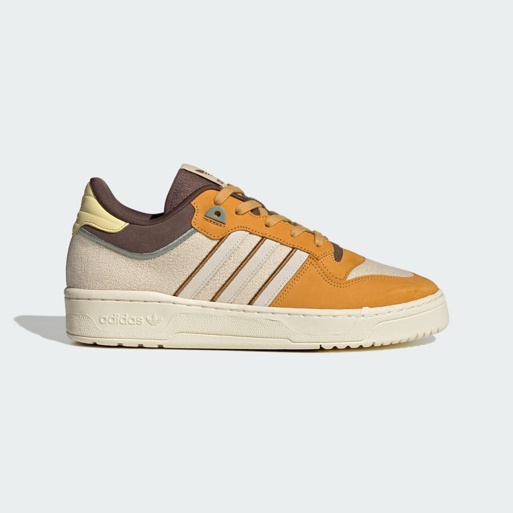 Basket Adidas Rivalry Low 86 Beige Marron Jaune Homme | SIQ-97066930