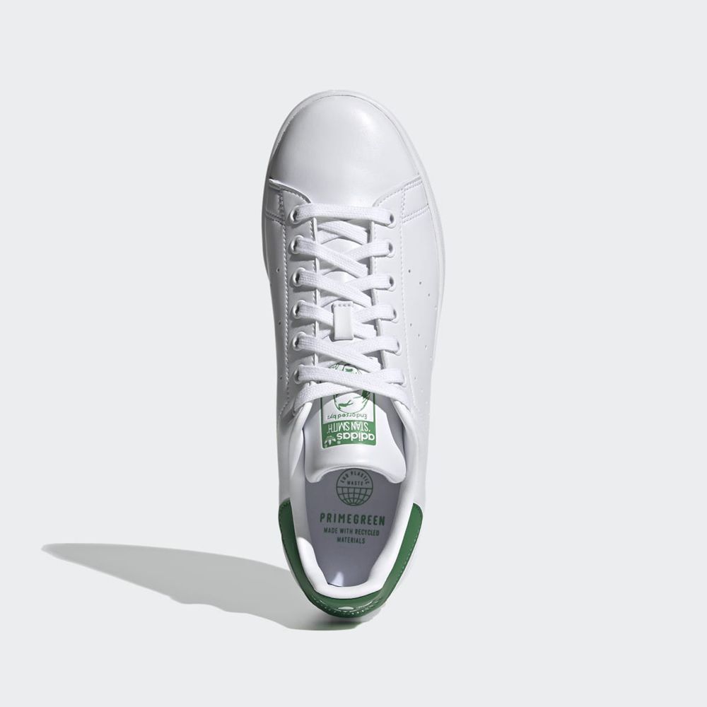 Basket Adidas Stan Smith Blanche Vert Homme | SXO-50647707