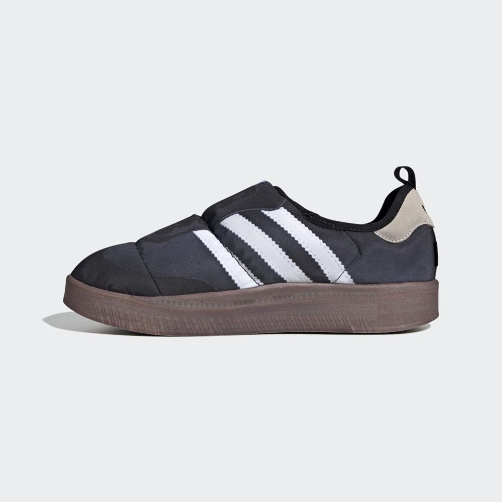 Basket Adidas Puffylette Samba Noir Blanche Homme | AQF-65316245