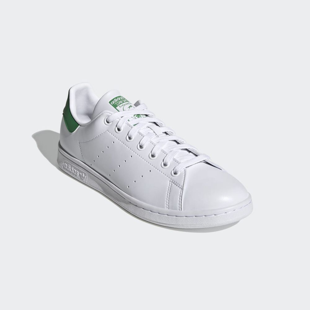 Basket Adidas Stan Smith Blanche Vert Homme | SXO-50647707