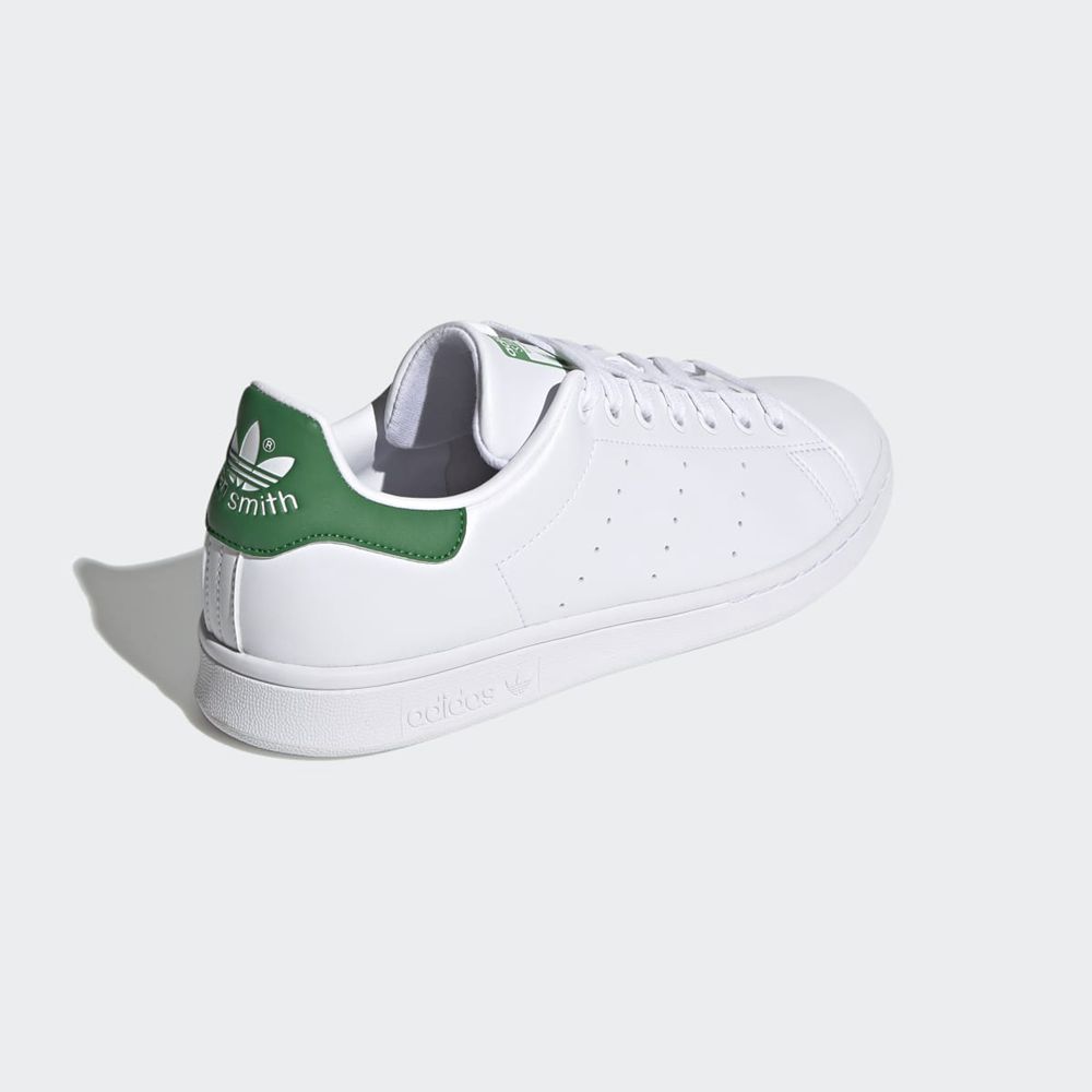 Basket Adidas Stan Smith Blanche Vert Homme | SXO-50647707