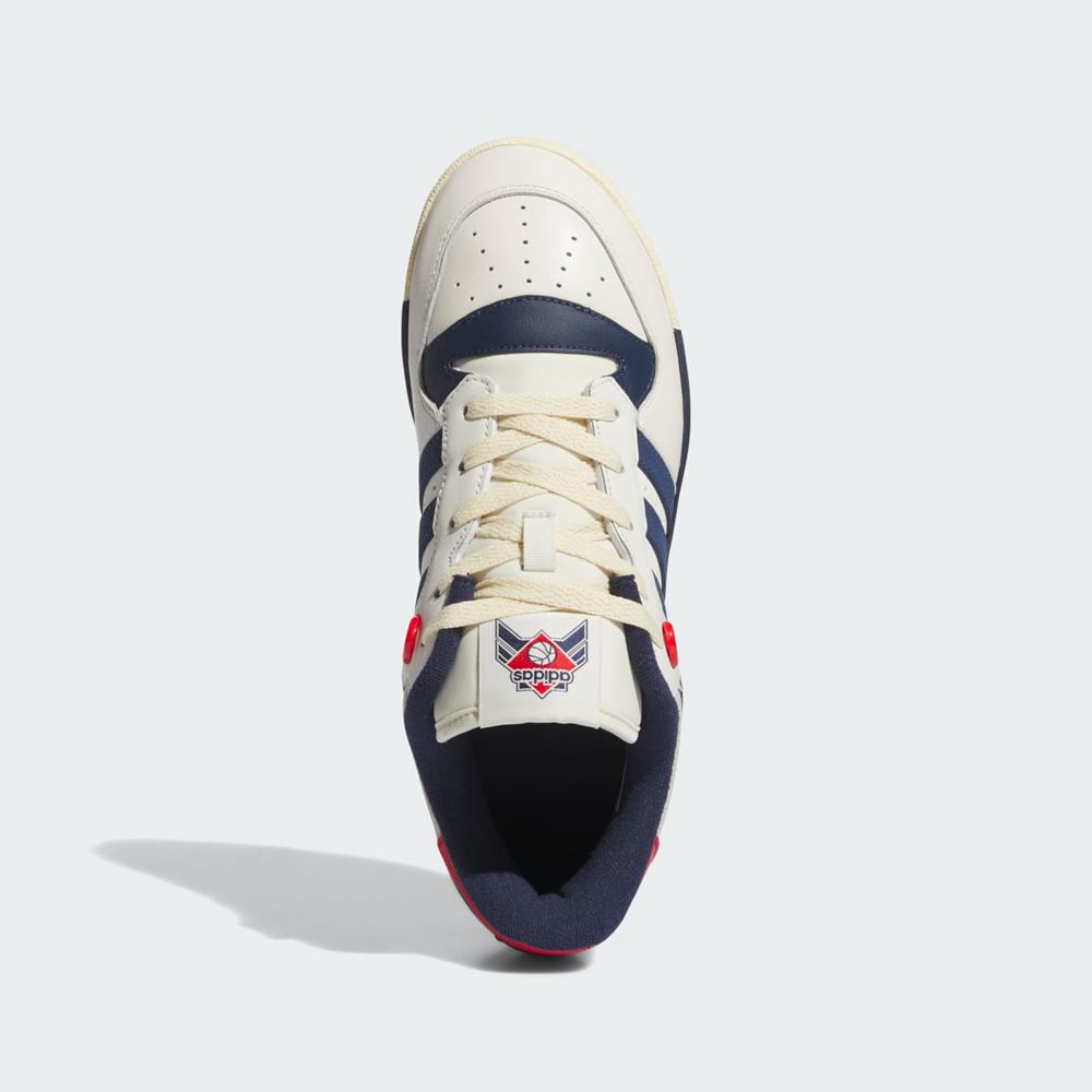 Basket Adidas Rivalry 86 Low Blanche Bleu Marine Rouge Homme | HBD-70742799