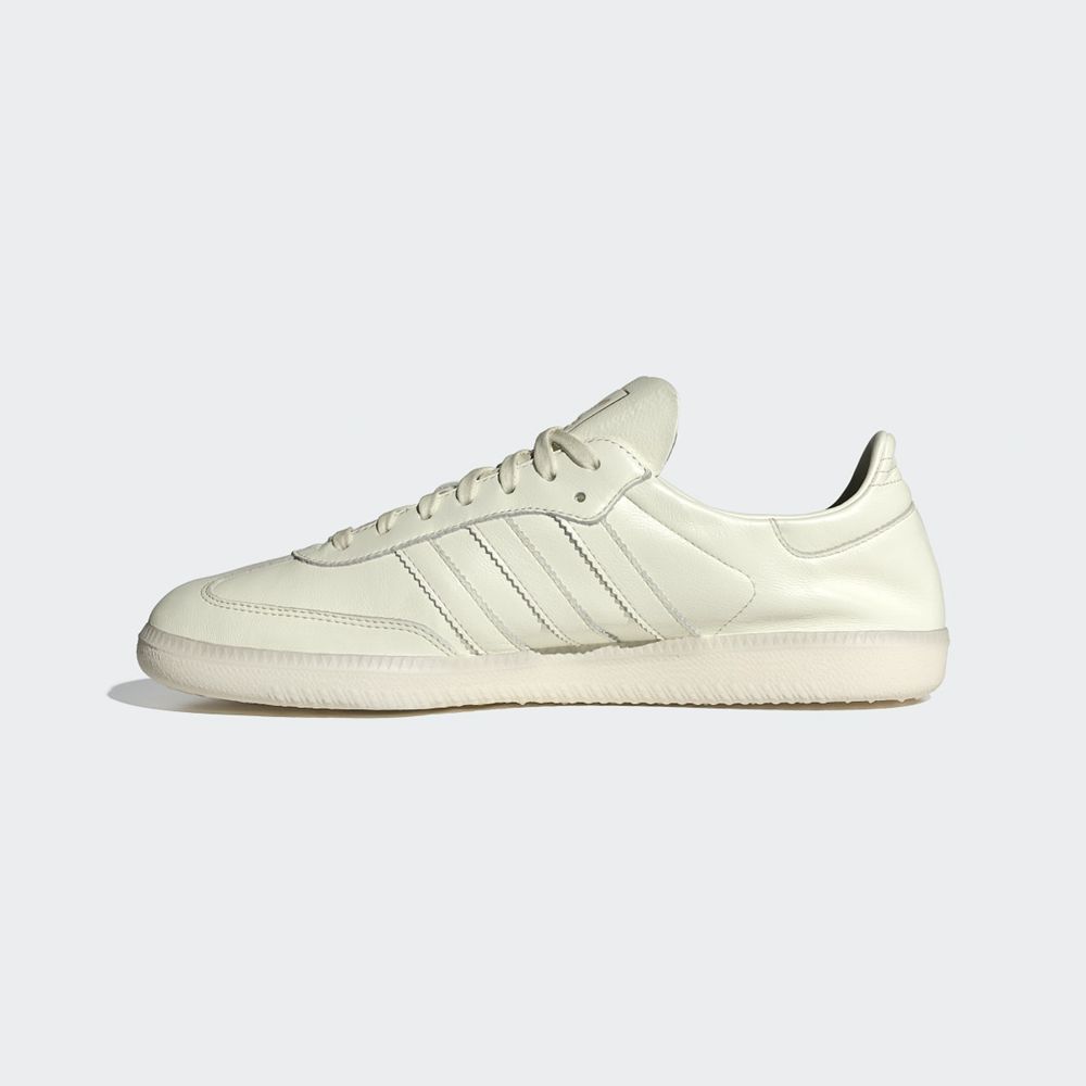 Basket Adidas Samba Decon Blanche Doré Homme | XAD-78901024