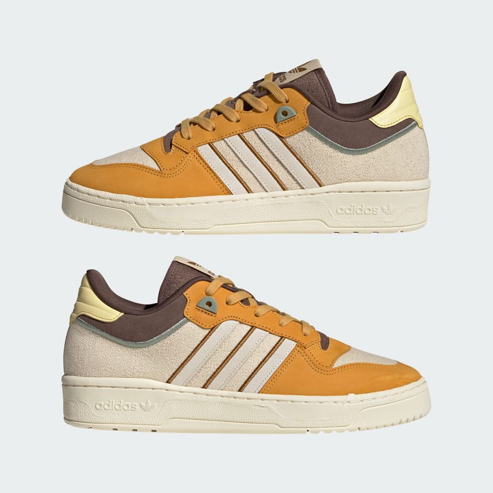 Basket Adidas Rivalry Low 86 Beige Marron Jaune Homme | SIQ-97066930