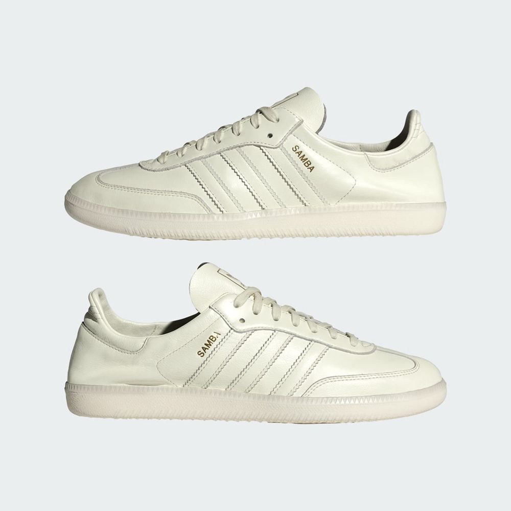 Basket Adidas Samba Decon Blanche Doré Homme | XAD-78901024