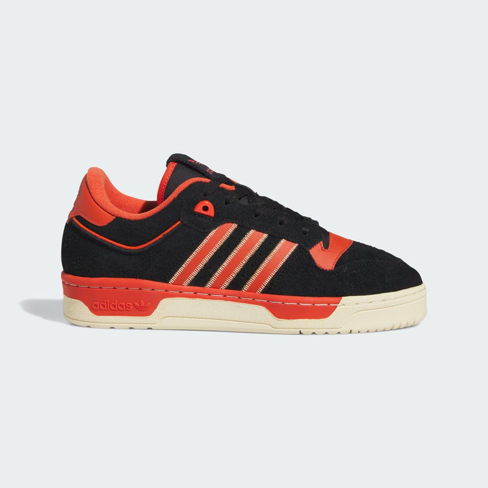 Basket Adidas Rivalry 86 Low Noir Rouge Jaune Homme | VPE-63605643