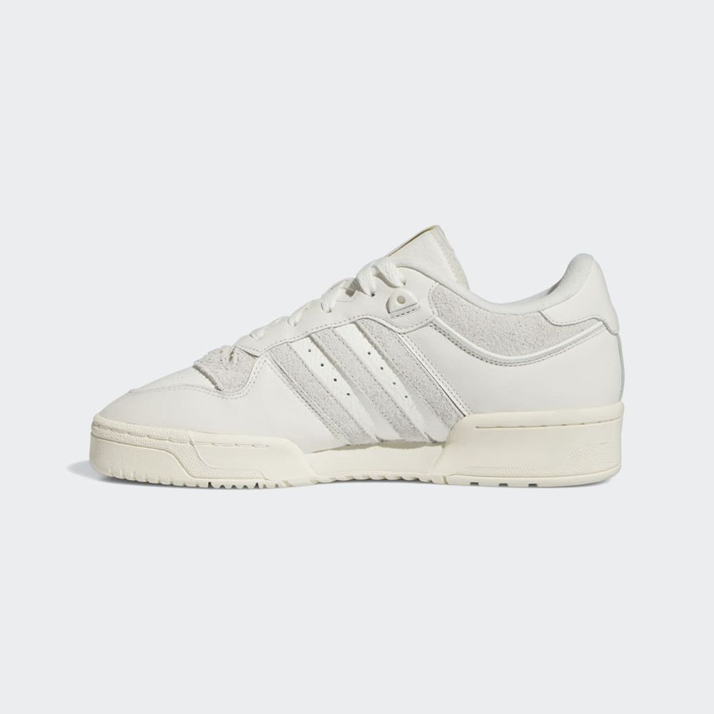 Basket Adidas Rivalry Low 86 Blanche Grise Homme | LJZ-87593583