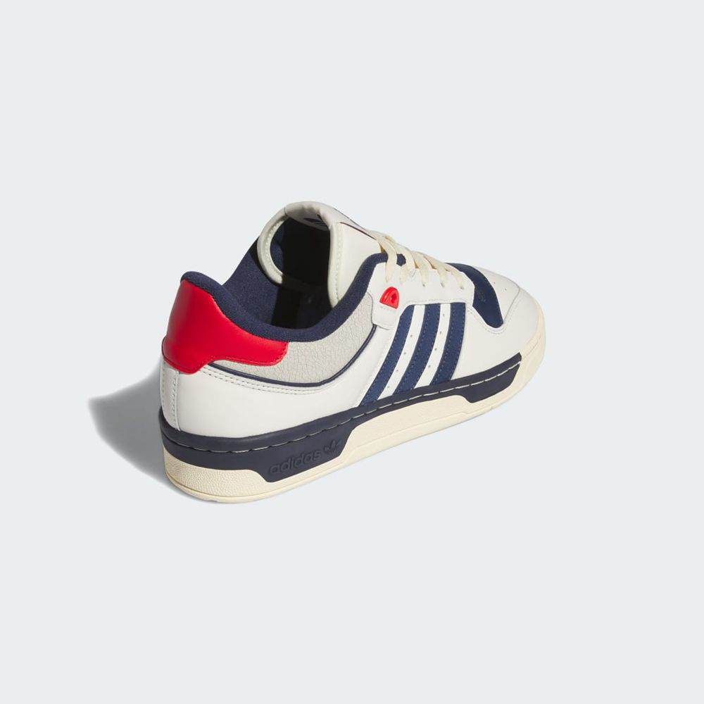 Basket Adidas Rivalry 86 Low Blanche Bleu Marine Rouge Homme | HBD-70742799