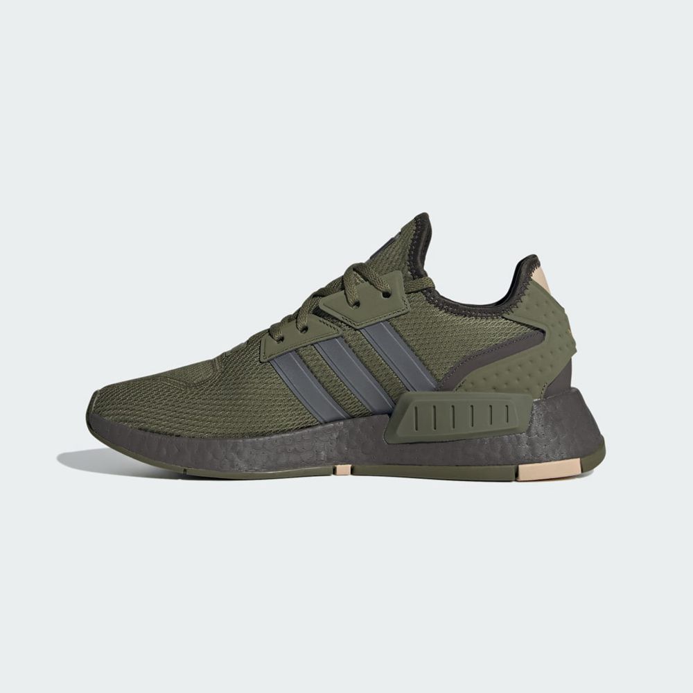 Basket Adidas NMD_G1 Vert Olive Grise Beige Homme | OTK-56210140