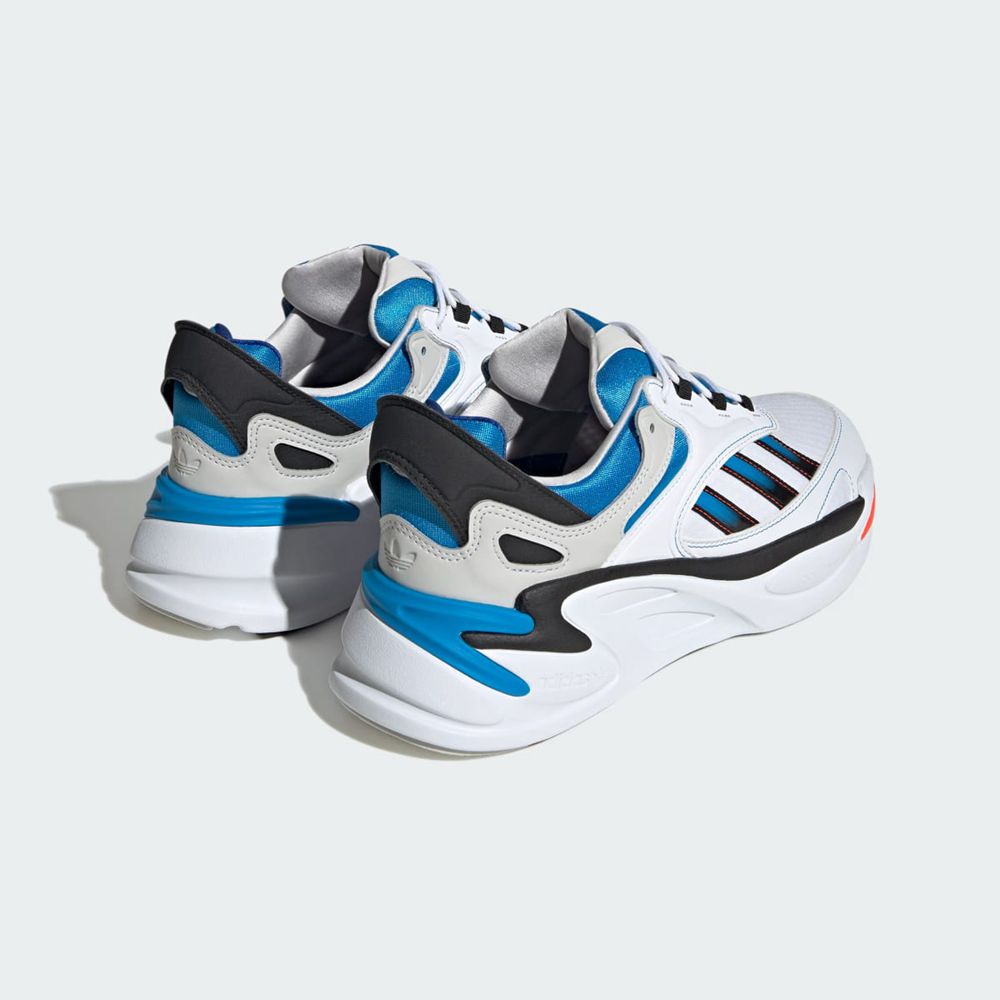 Basket Adidas Ozmorph Blanche Bleu Noir Homme | IRN-56422289