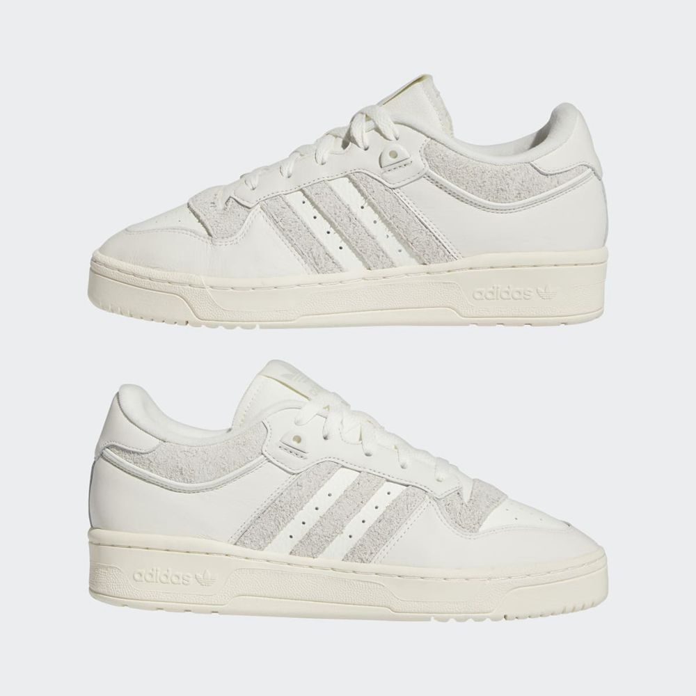 Basket Adidas Rivalry Low 86 Blanche Grise Homme | LJZ-87593583