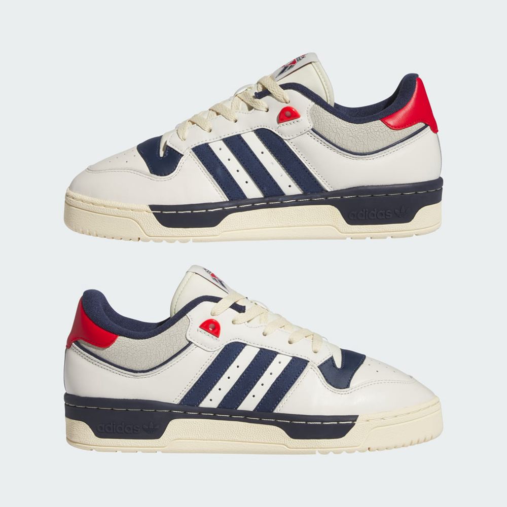 Basket Adidas Rivalry 86 Low Blanche Bleu Marine Rouge Homme | HBD-70742799