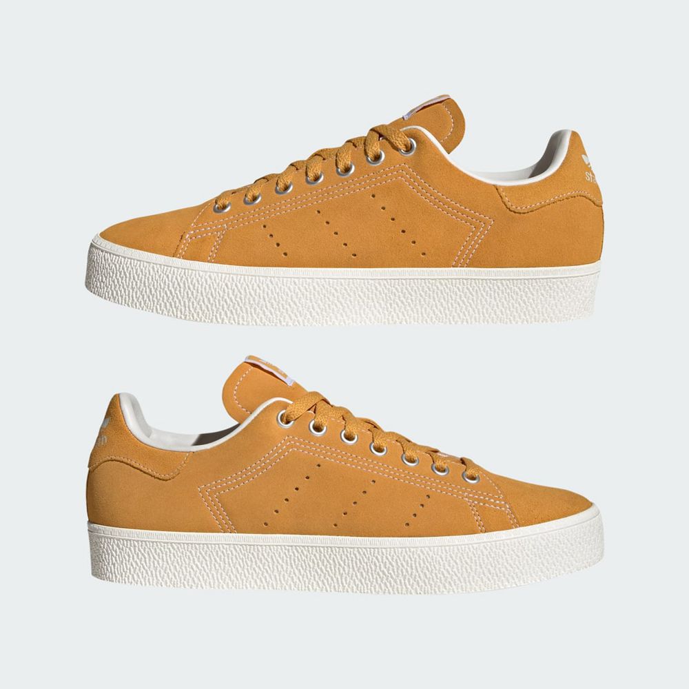 Basket Adidas Stan Smith CS Jaune Blanche Homme | EER-03991411