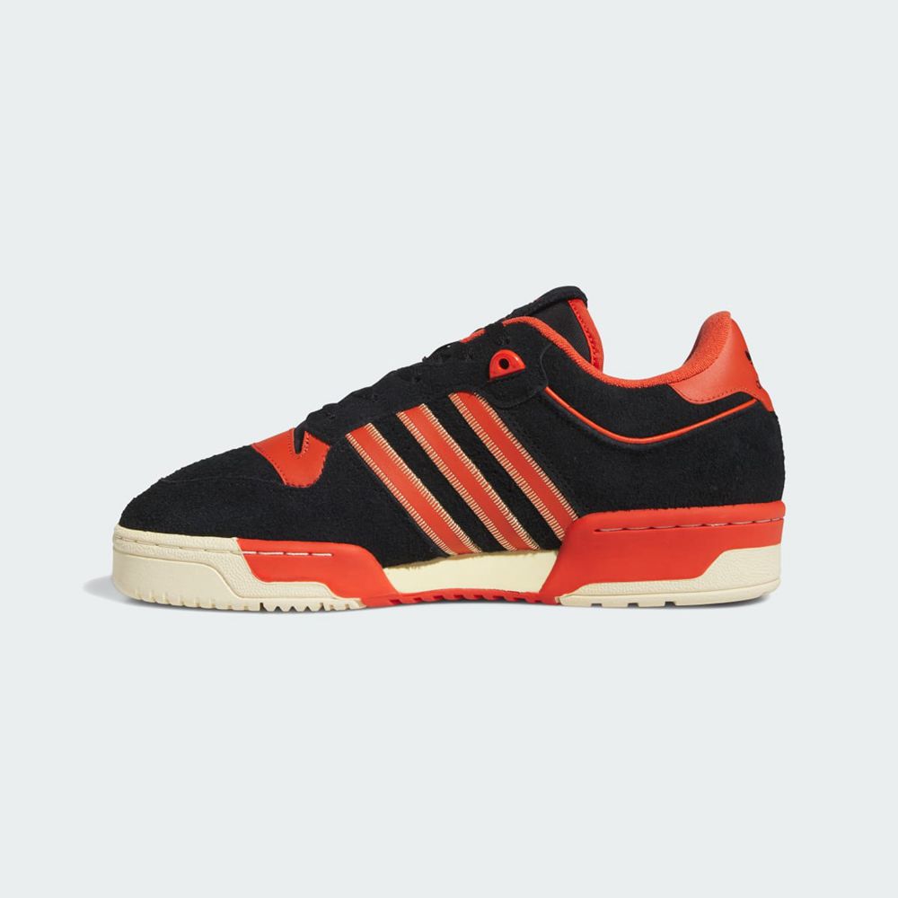 Basket Adidas Rivalry 86 Low Noir Rouge Jaune Homme | VPE-63605643