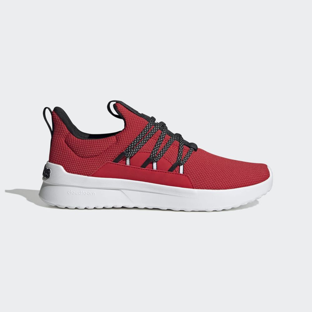 Basket Adidas Lite Racer Adapt 5.0 Cloudfoam Slip-On Rouge Noir Blanche Homme | LXS-42721395