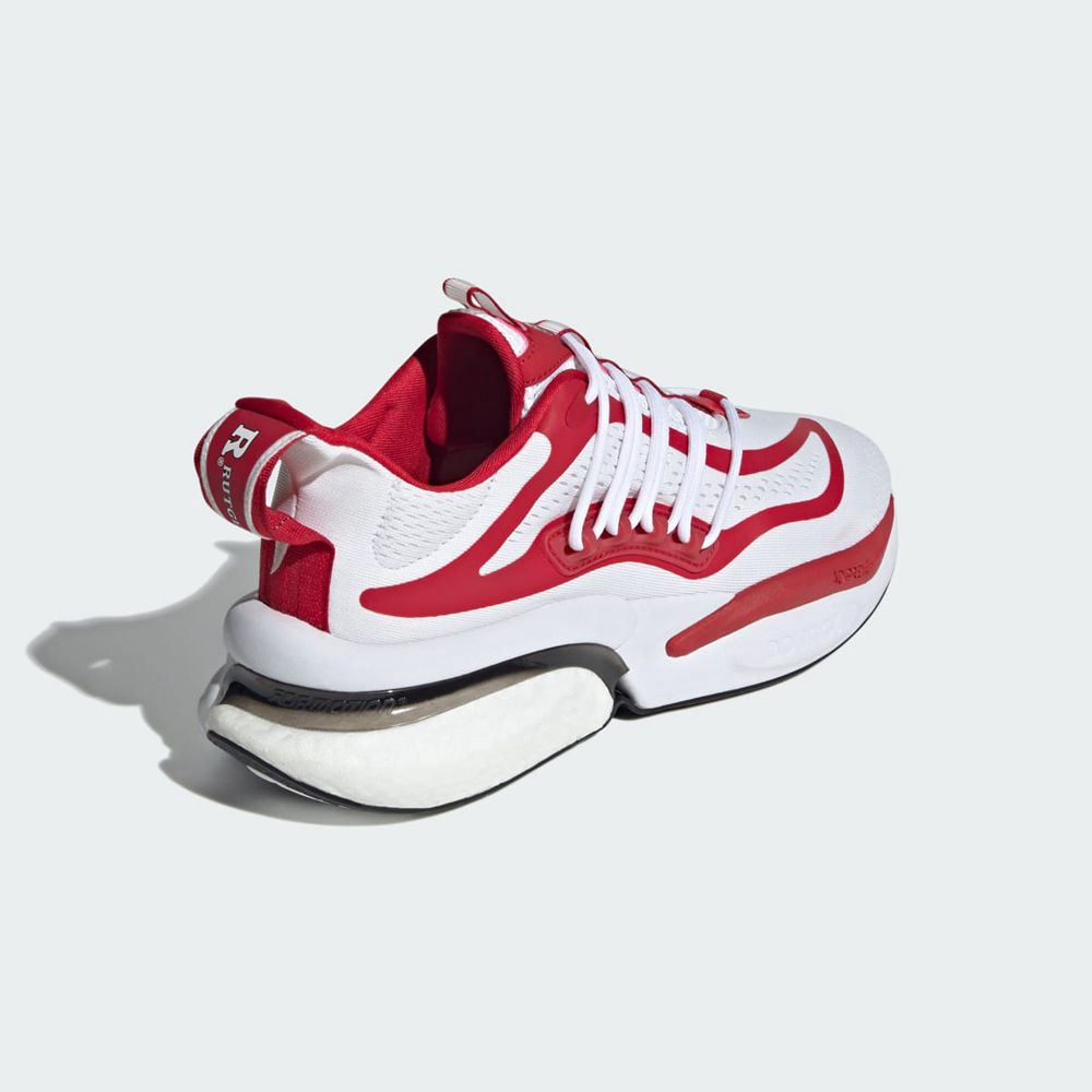 Basket Adidas Rutgers Alphaboost V1 Blanche Rouge Noir Homme | AQE-37011129