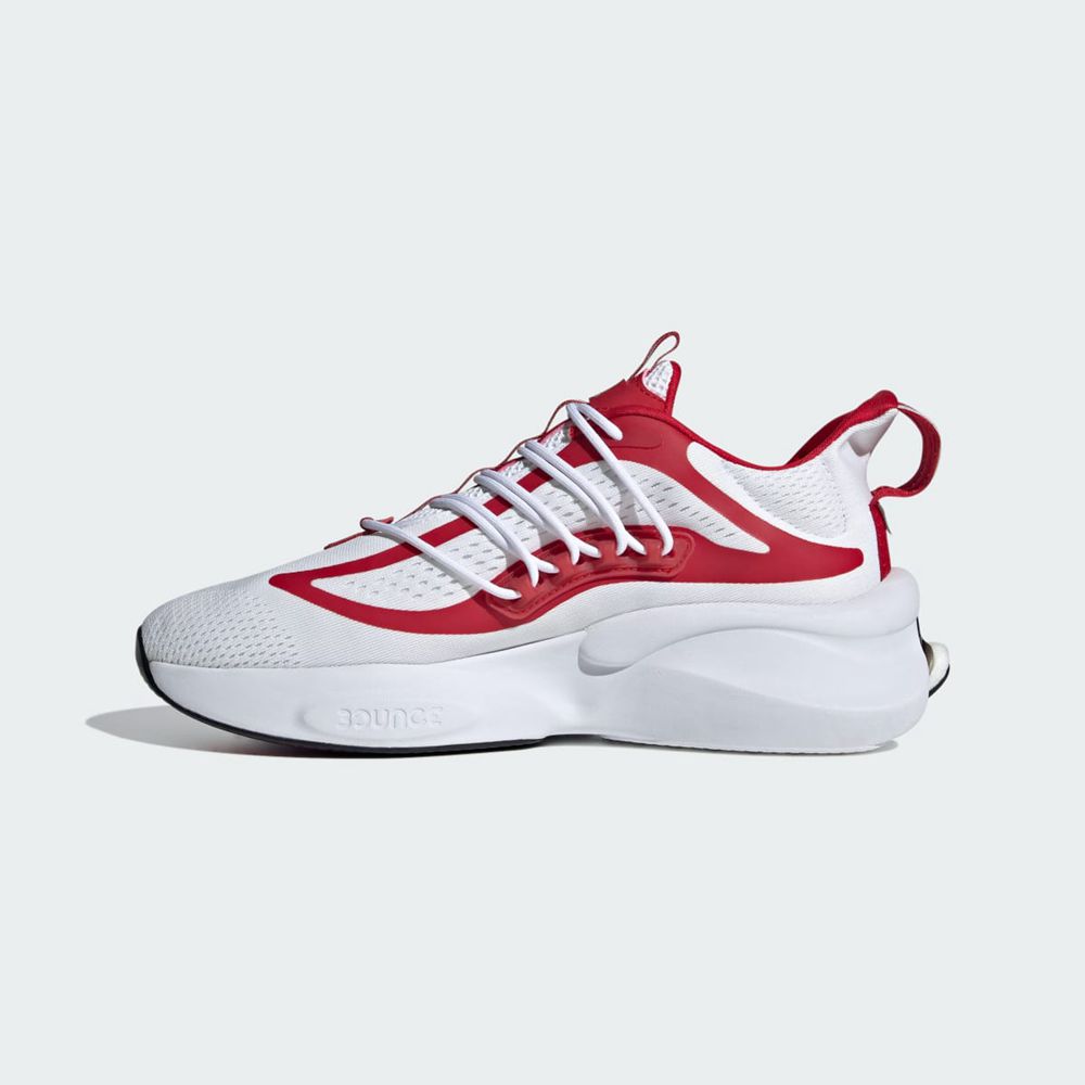 Basket Adidas Rutgers Alphaboost V1 Blanche Rouge Noir Homme | AQE-37011129