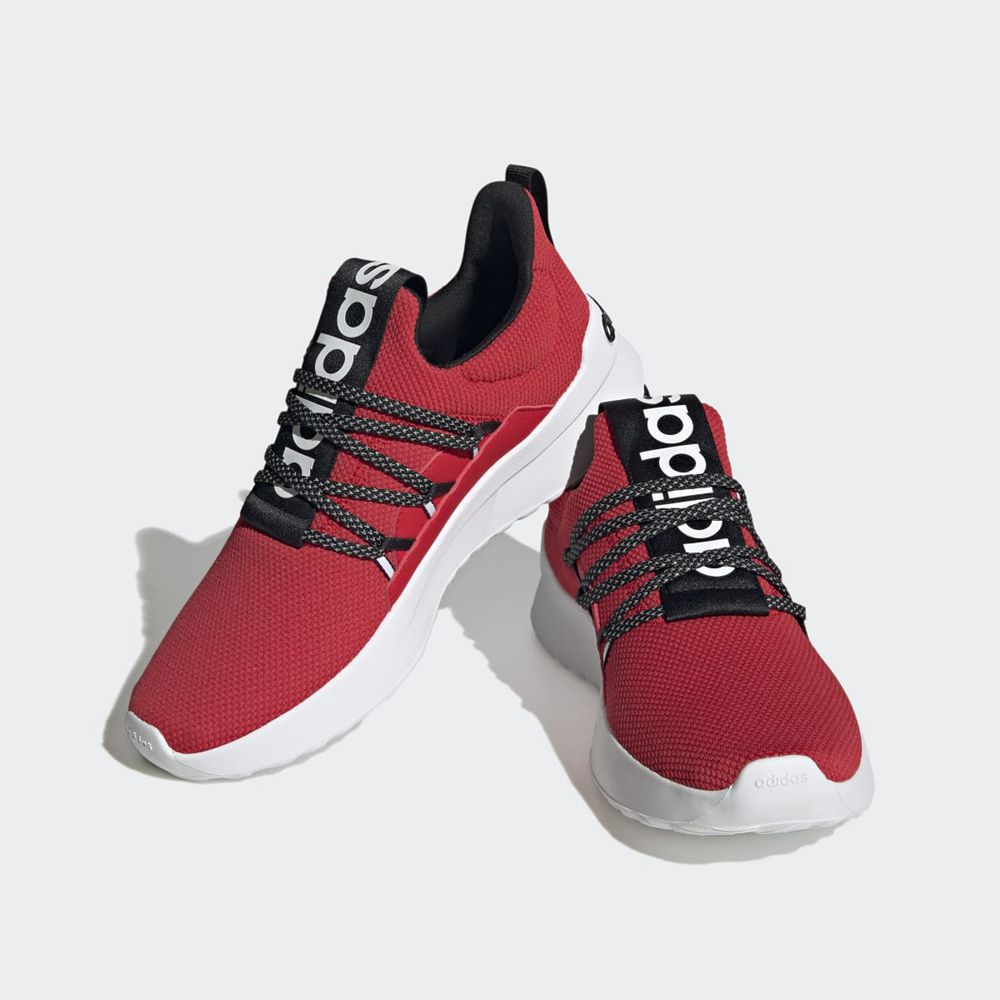 Basket Adidas Lite Racer Adapt 5.0 Cloudfoam Slip-On Rouge Noir Blanche Homme | LXS-42721395