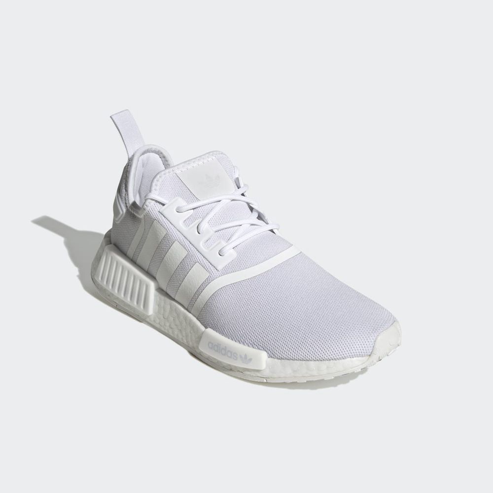 Basket Adidas NMD_R1 Blanche Homme | PBI-40854533