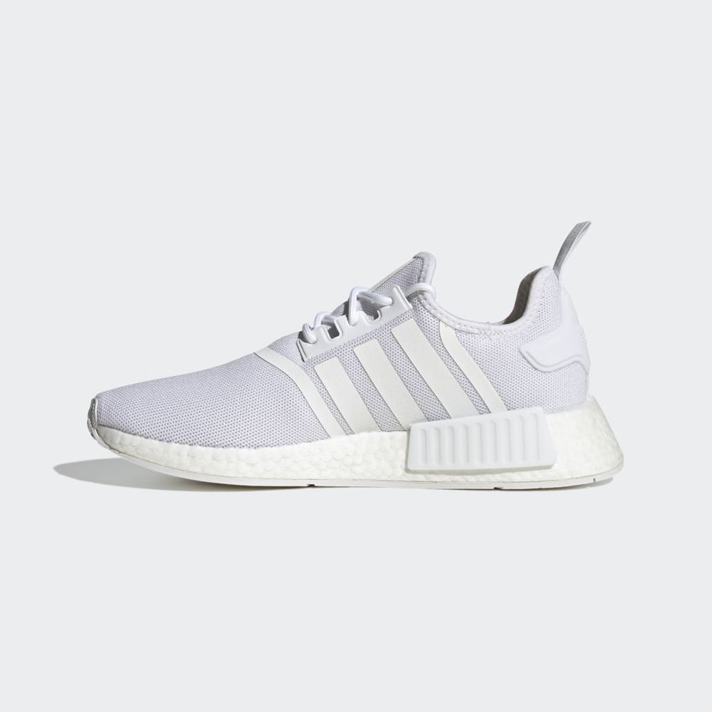 Basket Adidas NMD_R1 Blanche Homme | PBI-40854533